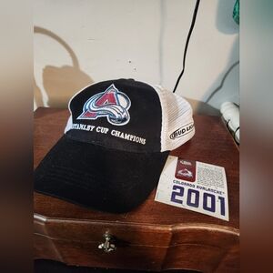 Colorado  hockey 2001 Stanley cup champion  cap hat adjustable snapback